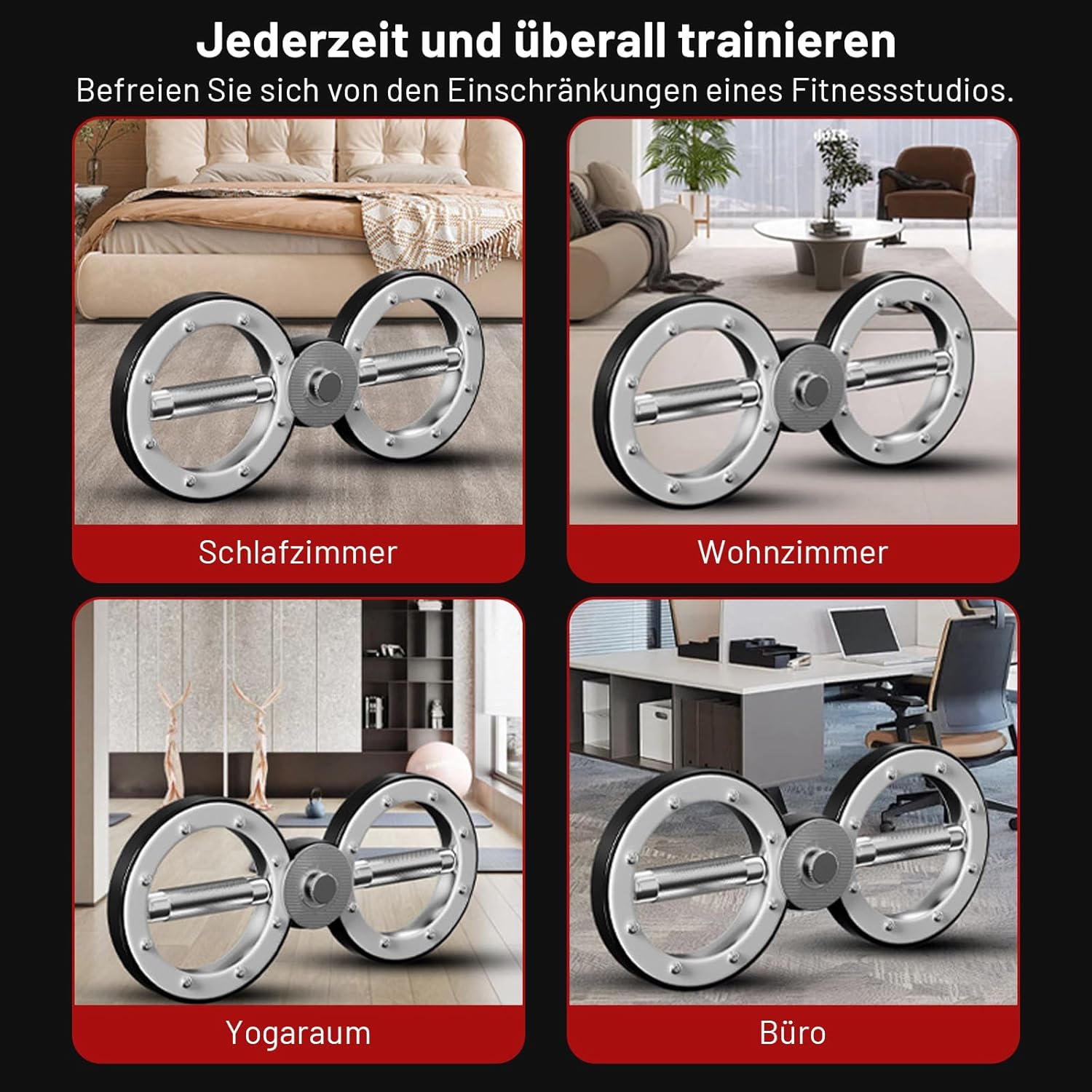 Thumbnail 6 de BeSokar Armtrainingsrad – verstellbarer Handtrainer, Unterarm- und Armtrainer für Kampfsport