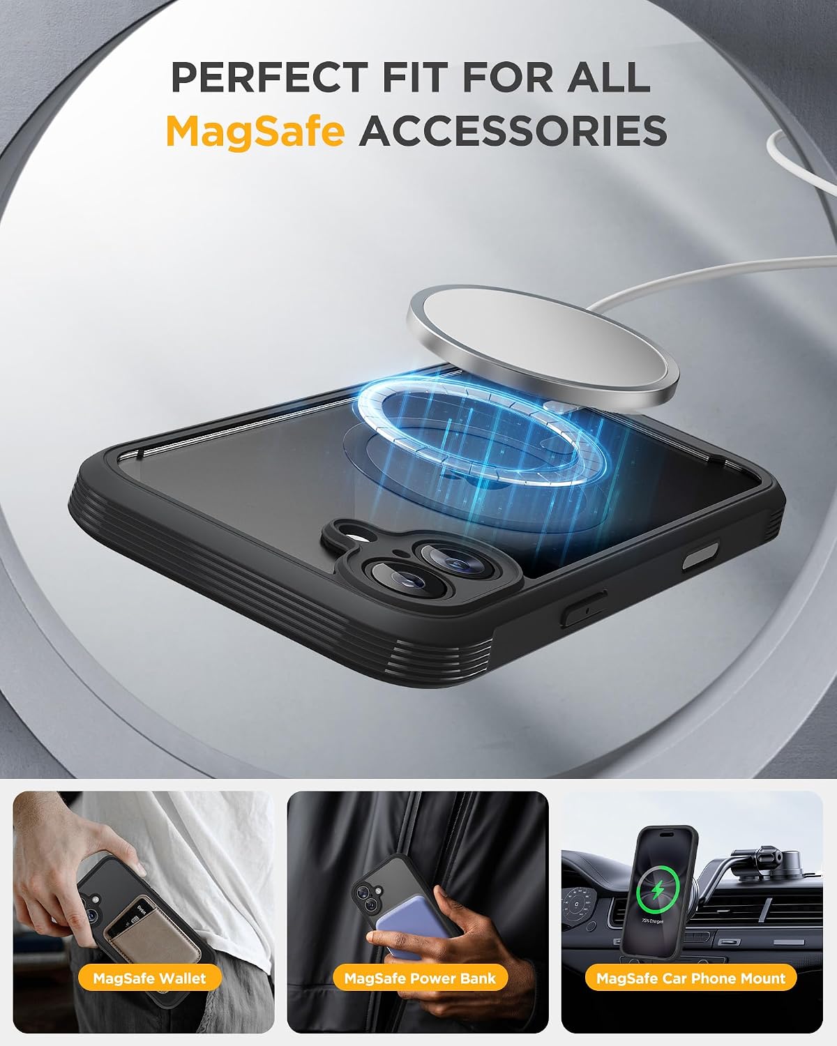 Thumbnail 5 de Miracase Magnetic Case iPhone 16 Plus 6.7"