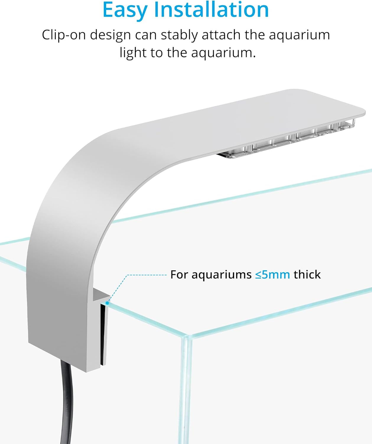 Detalle 2 de NICREW Lampe LED Ultra-mince 8W 640LM