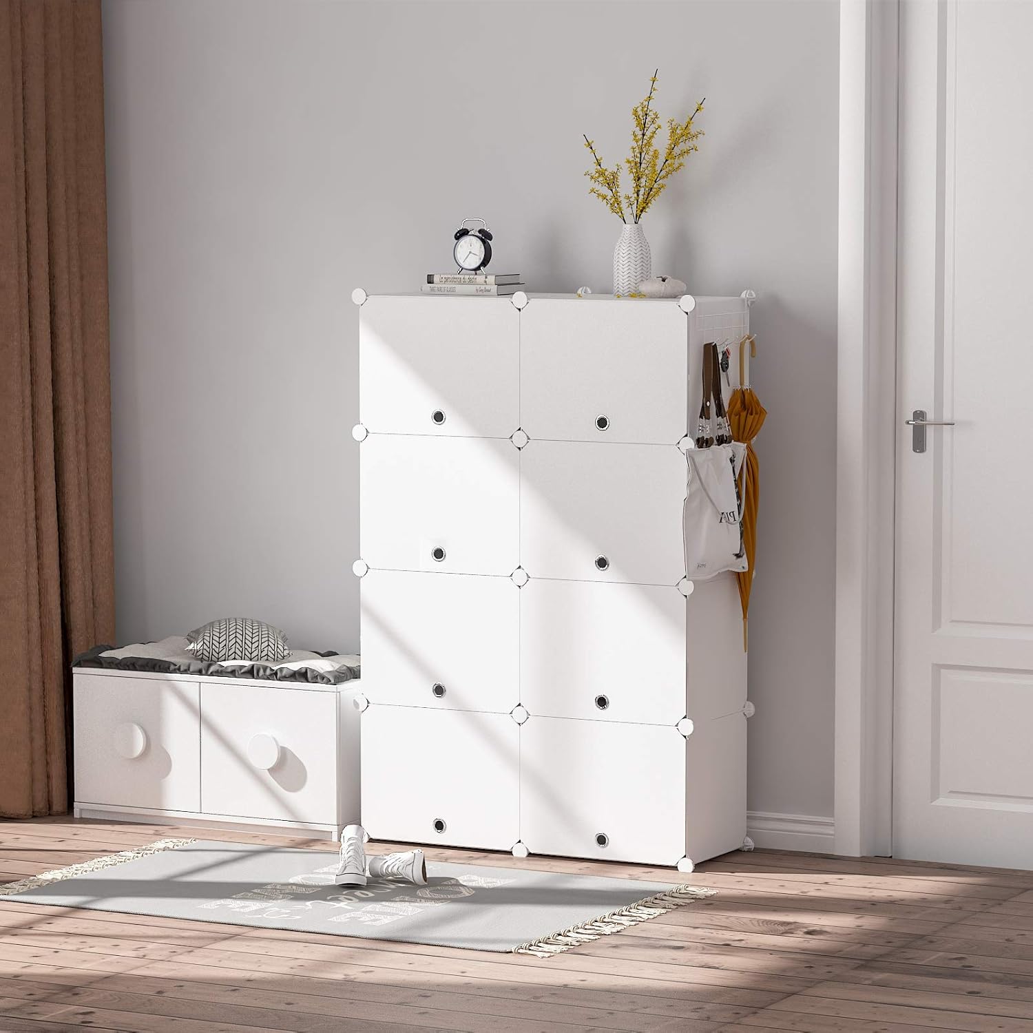 Detalle 2 de HOMIDEC Shoe Rack 6-Tier 24-Pair Shoe Organizer 👞