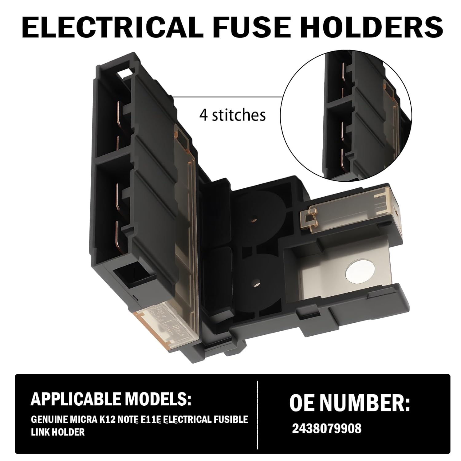 Detalle de Attisfiera Fuse Link Holder for Micra 2002-2010 & Note 2006-2013 (2438079908)