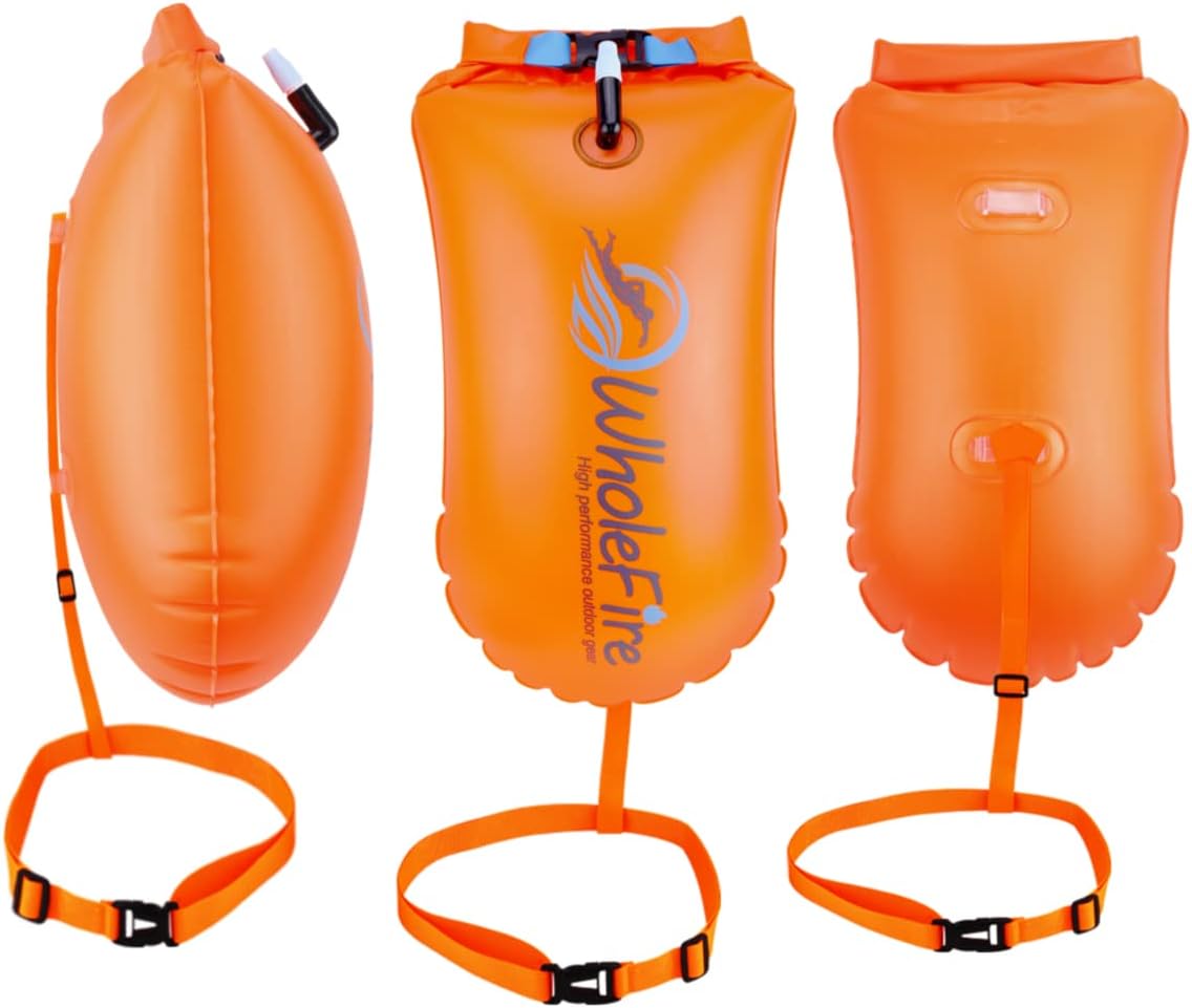 Thumbnail 3 de WholeFire 20L Swim Buoy Waterproof Inflatable Dry Bag for Open Water Swimming