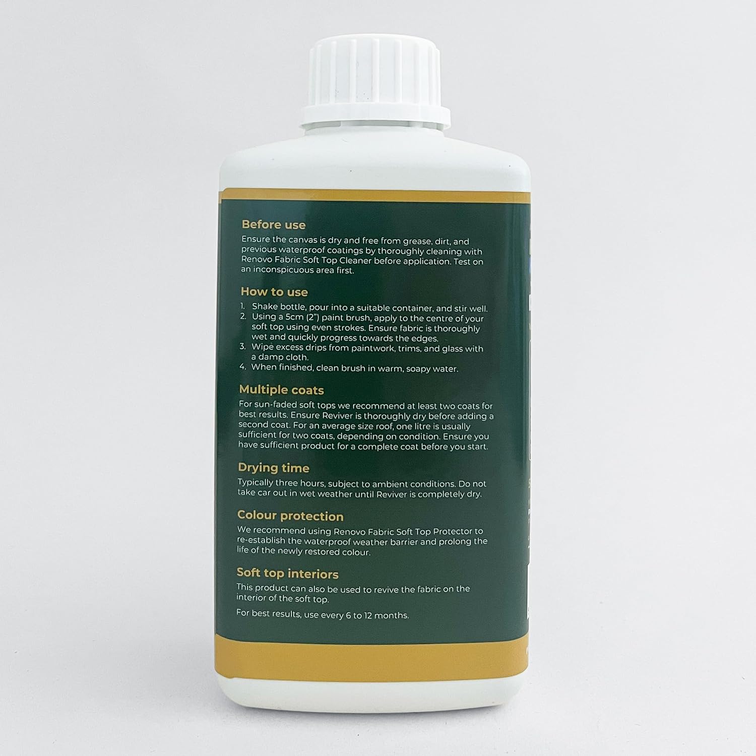 Detalle 2 de Renovo 500ml Soft Top Reviver Dark Blue