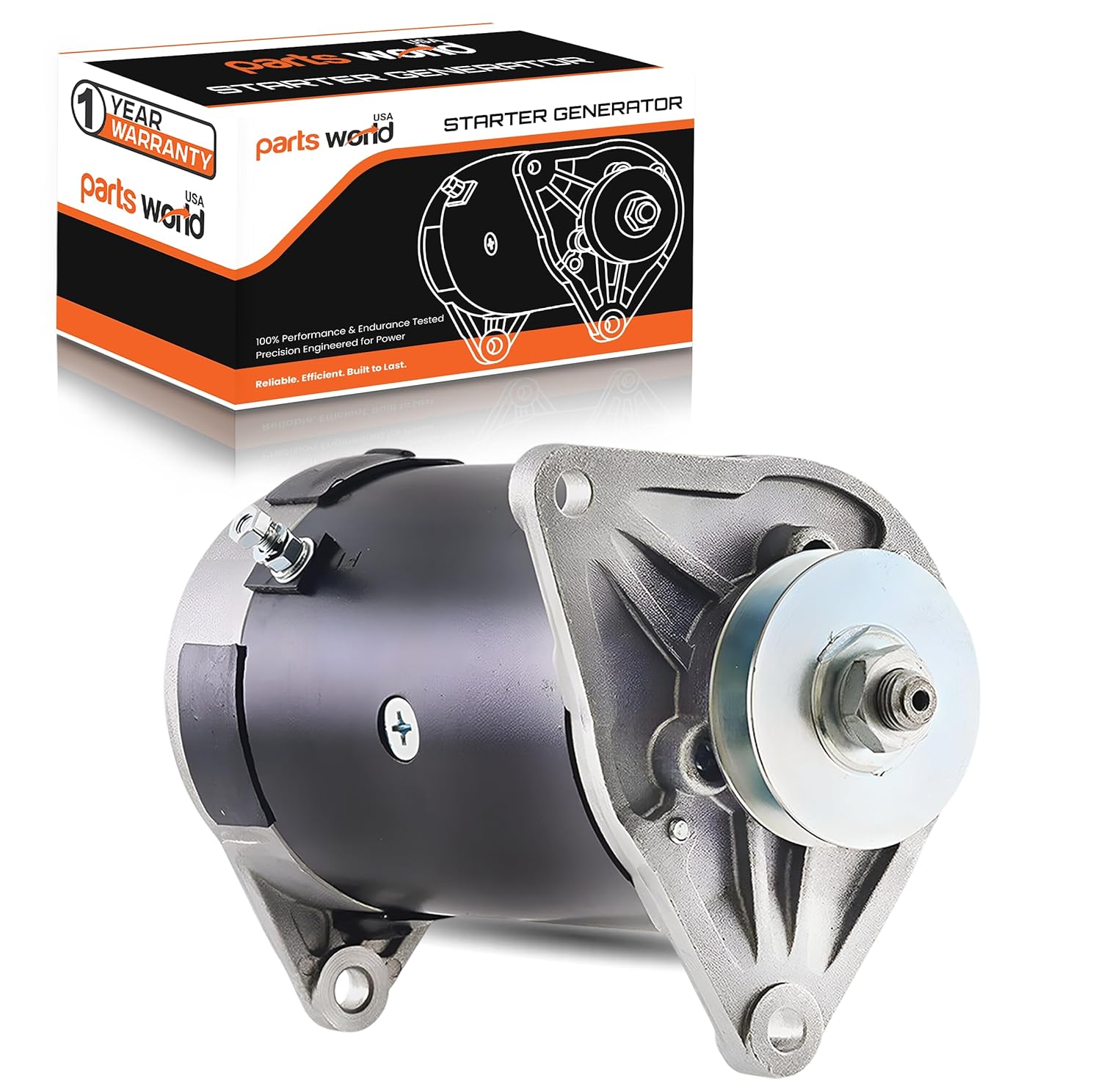 Detalle de 23A 12V Starter Generator for Club Car DS / FE290 / FE350 / Precedent (1996+) — 1 Year Warranty