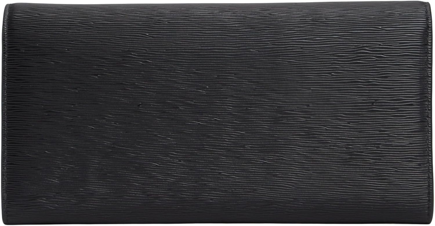 Detalle de Tommy Hilfiger Portafoglio da donna TH Modern Lrg Flap AW0AW18488 Nero