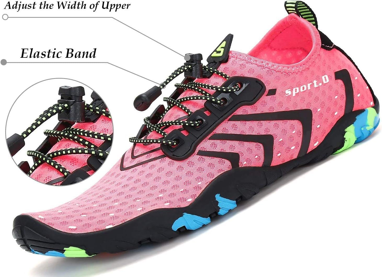 Thumbnail 3 de Saguaro Chaussures Aquatiques femme : chaussons d’eau respirants à séchage rapide