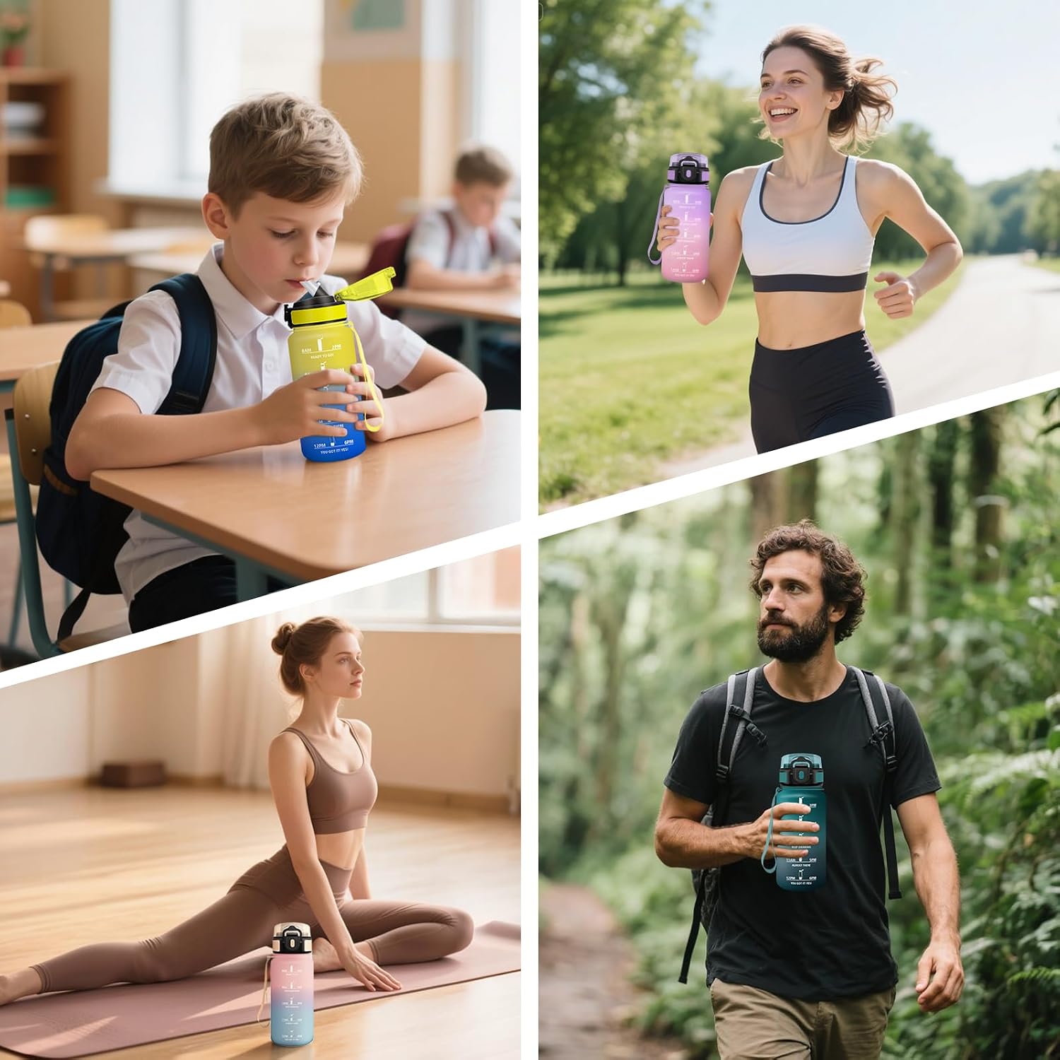 Thumbnail 6 de Motswedi Gourde Sport 500ml pour enfants et adultes