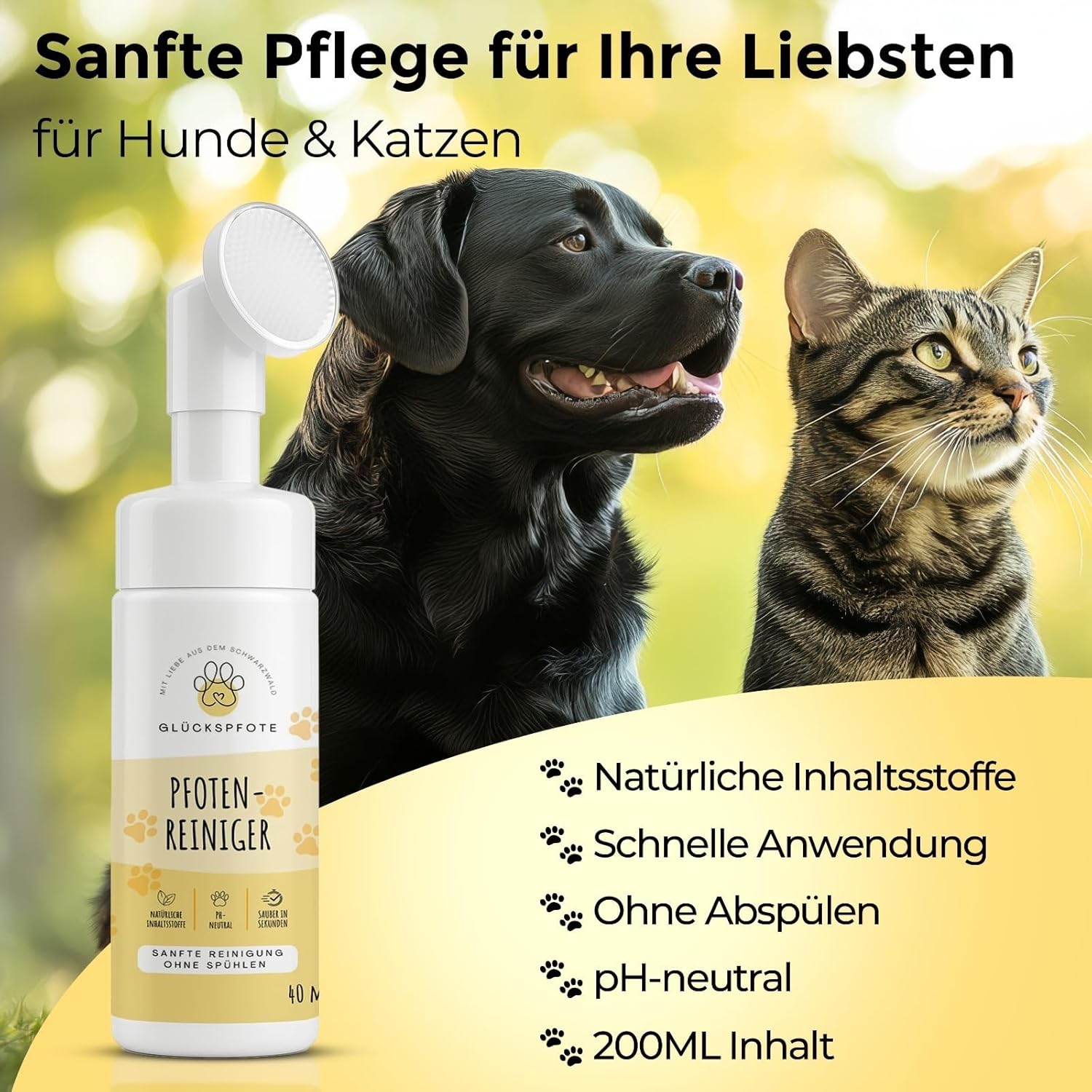 Thumbnail 2 de GLÜCKSPFOTE Pfotenreiniger 200ml