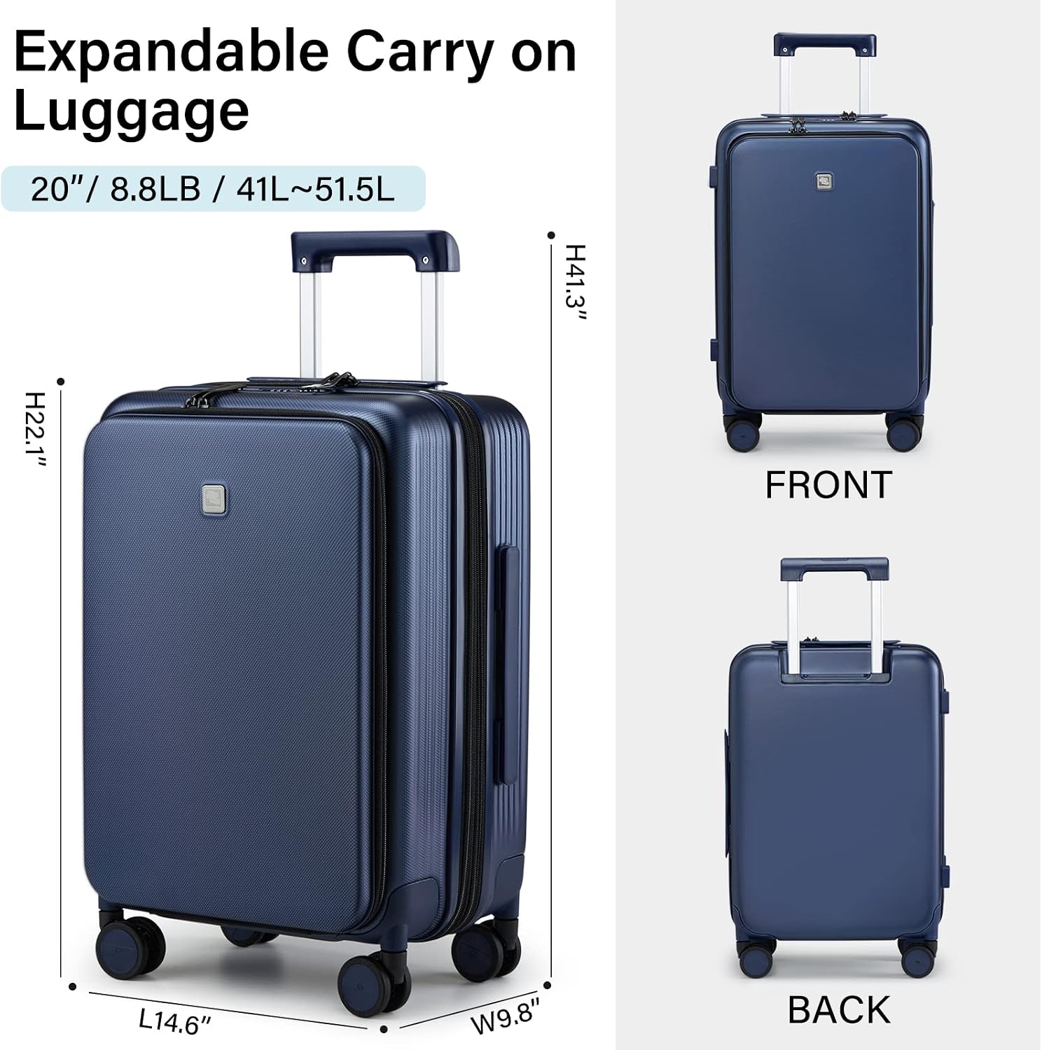 Thumbnail 2 de Hanke Cabin 20 inch expandable cabin case