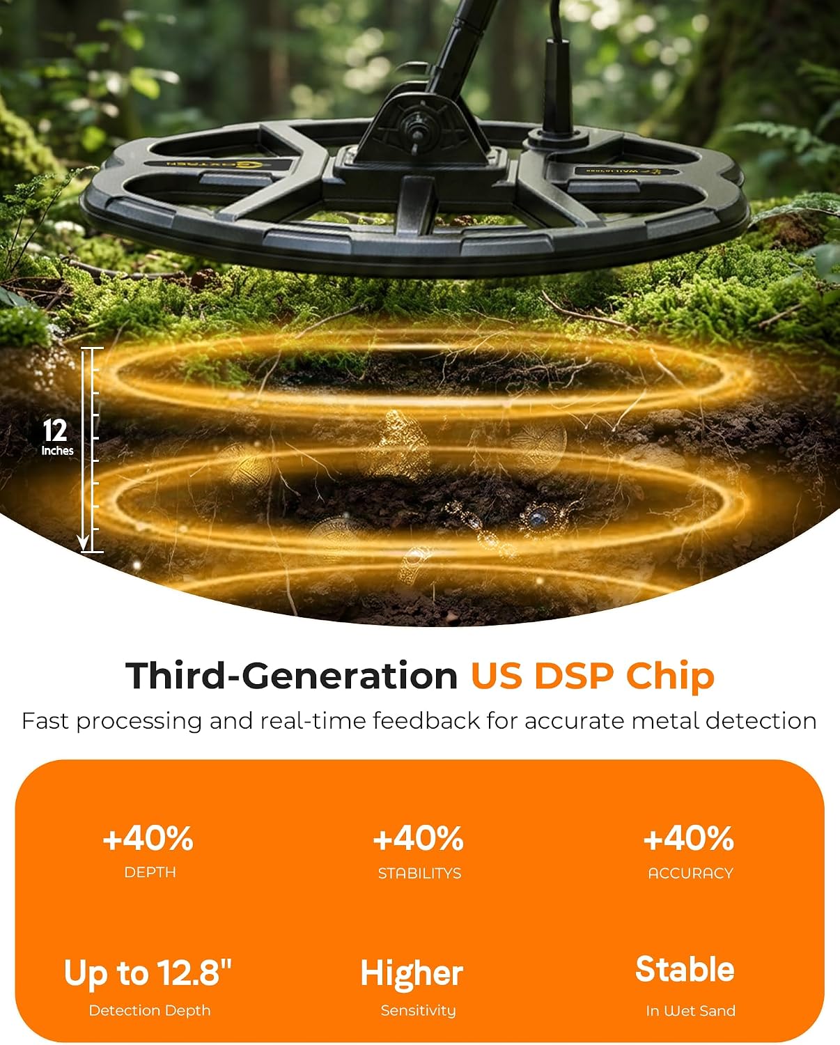 Thumbnail 4 de Metal detector with 12-inch IP68 coil