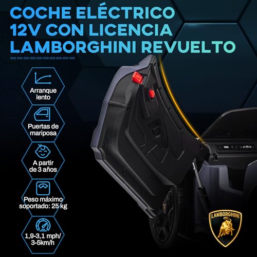 Thumbnail 2 de AIYAPLAY Lamborghini Revuelto Coche Eléctrico Infantil