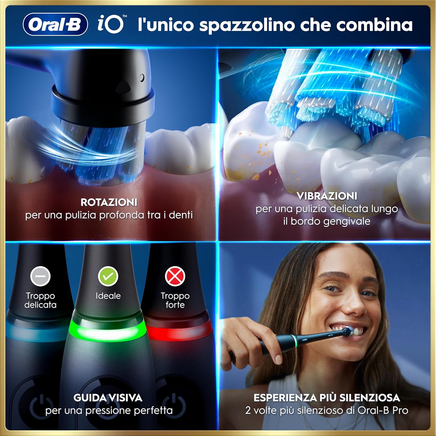 Thumbnail 2 de Oral‑B iO9 Spazzolino elettrico ricaricabile 1 pezzo