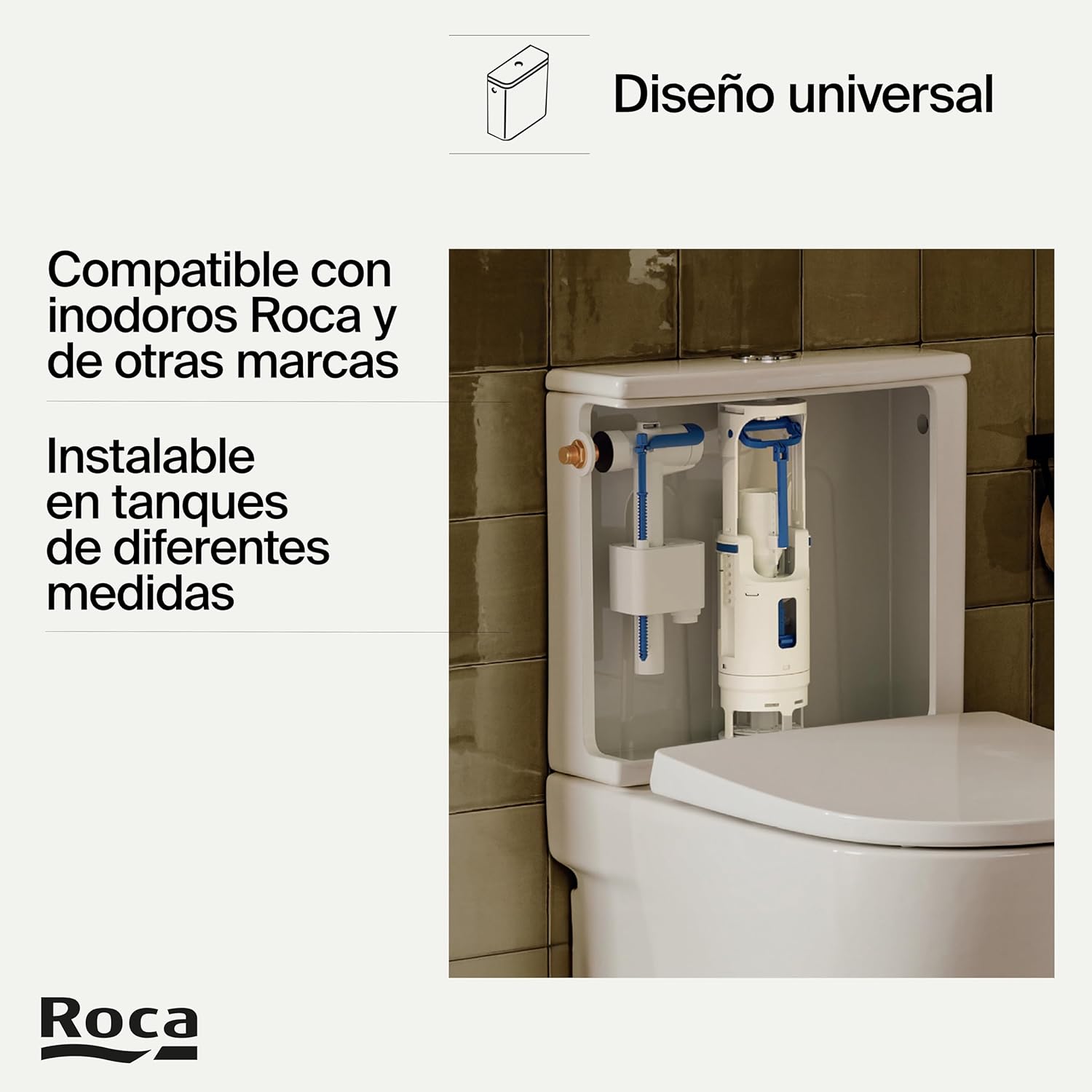 Thumbnail 3 de Roca A822505500 Mecanismo de doble descarga PLUS