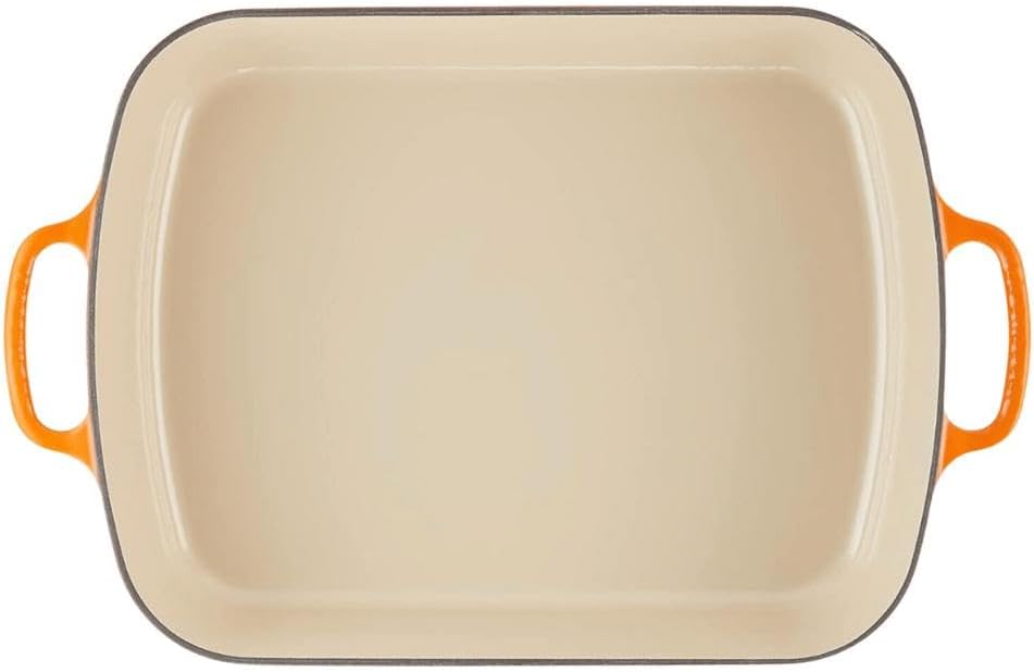 Thumbnail 4 de Le Creuset Signature Enamelled Cast Iron Rectangular Roasting Dish, 37 cm, 6.6 L, Volcanic