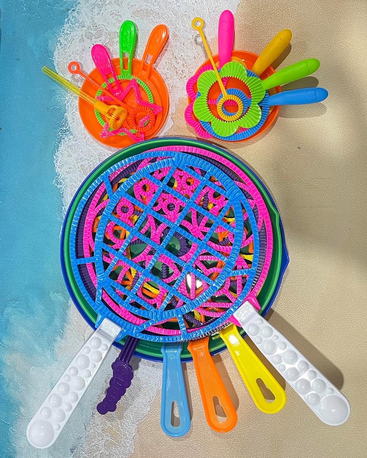 Thumbnail 6 de Giant Bubble Wands: 22-Piece Big Bubble Maker Set for Outdoor Fun