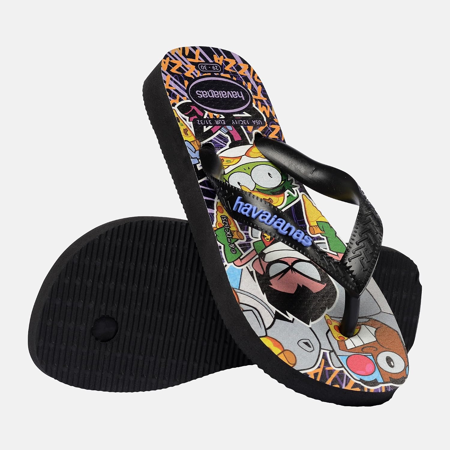 Thumbnail 1 de Havaianas Garçon Hav. Kids Top Warner Tongues – sandales enfant à lanières larges inspirées Warner Bros