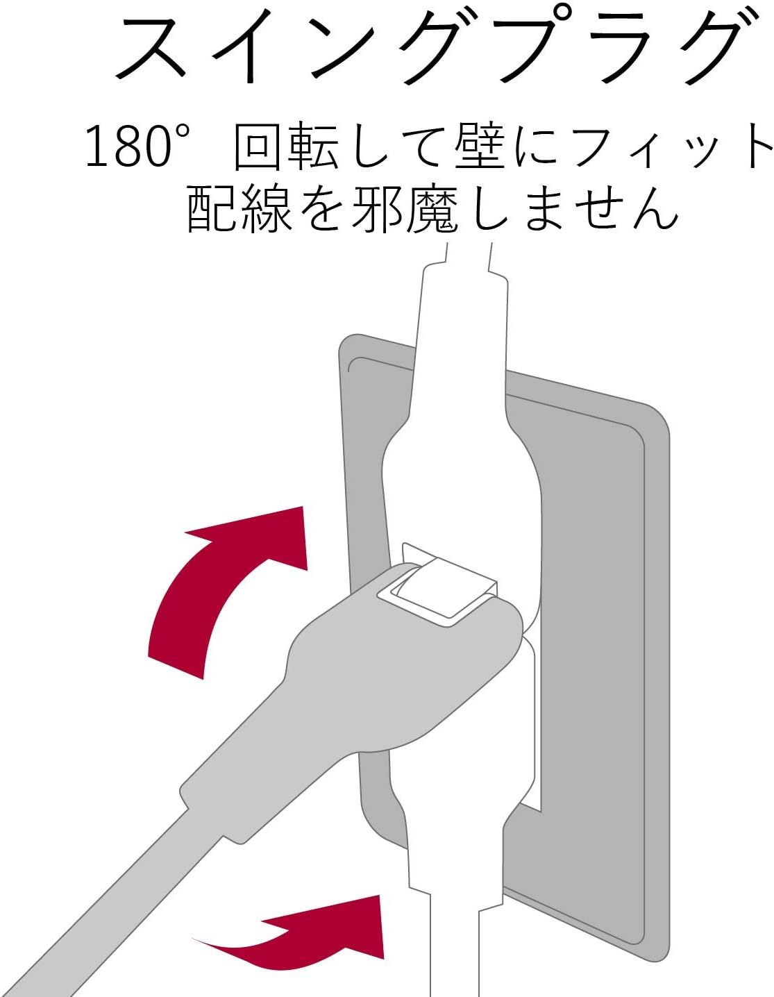 Detalle de エレコム T-NFL01-2420WH flecc barra 電源タップ 4個口・2.0m ホワイト