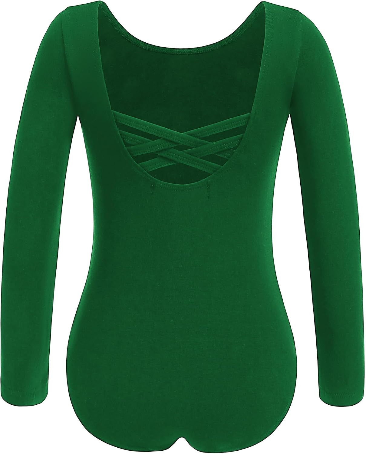 Detalle 2 de Zaclotre Girls’ Ballet Dress, Long Sleeves, Crisscross Back & Removable Skirt