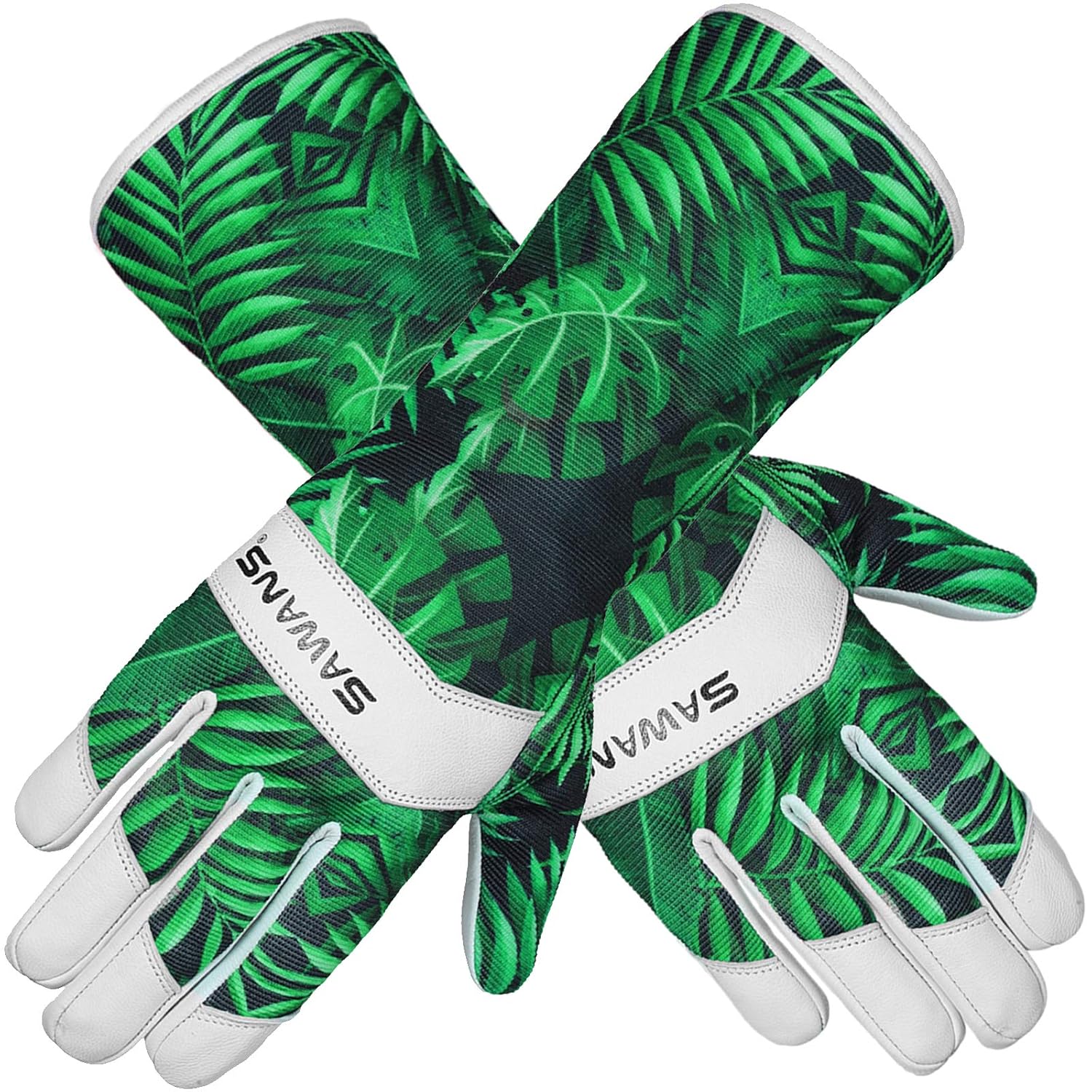 Detalle 2 de Goatskin Leather Gardening Gloves L — Thorn‑Proof Garden Gloves