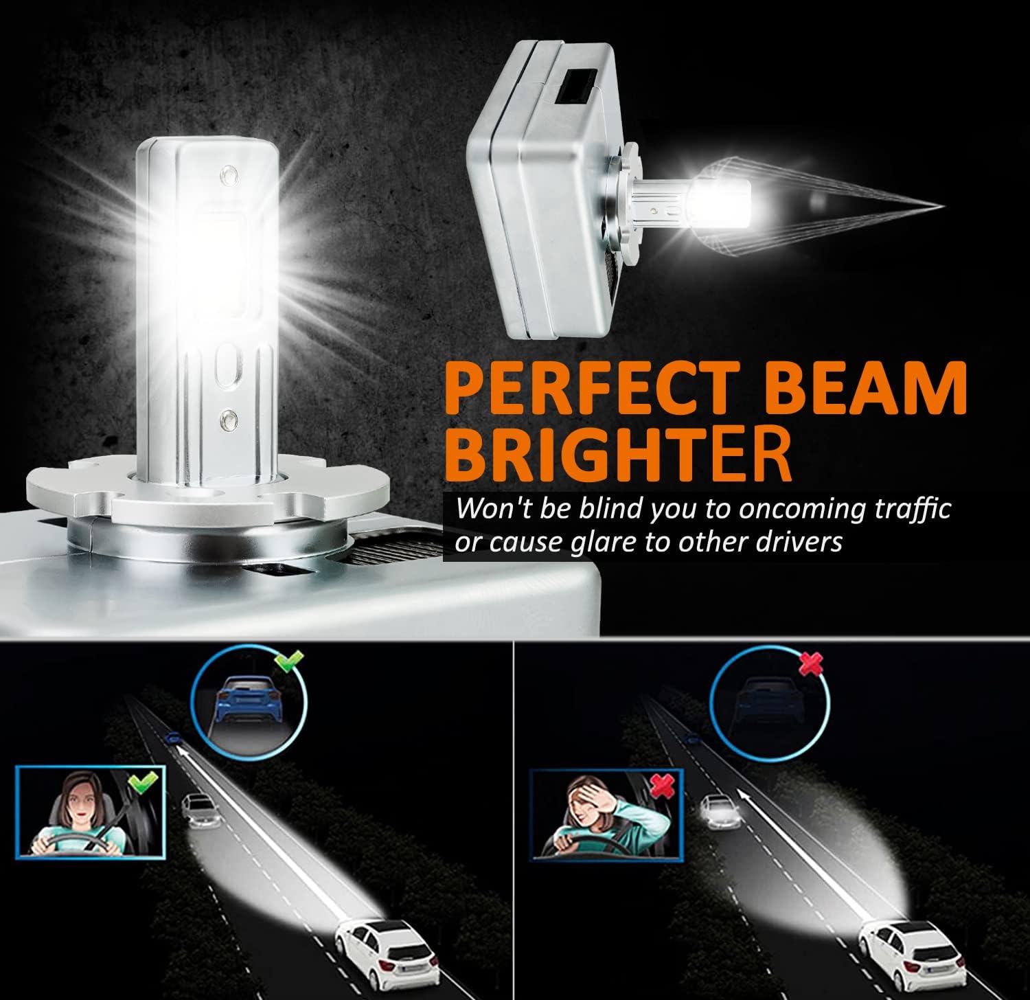Thumbnail 6 de D-Lumina Lampadina LED D5S/D5R/D5C 90W 18000LM 6500K – Kit Conversione Plug and Play (Confezione da 2)