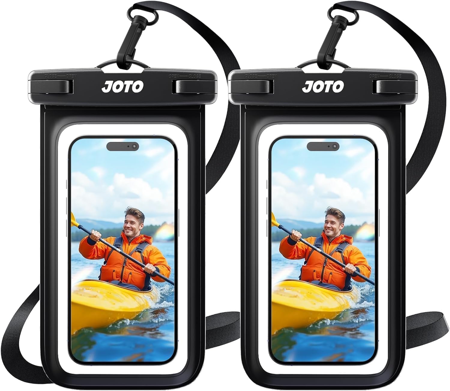 Detalle de JOTO Custodia Impermeabile Smartphone 30M/IPX8: protezione subacquea universale fino a 7