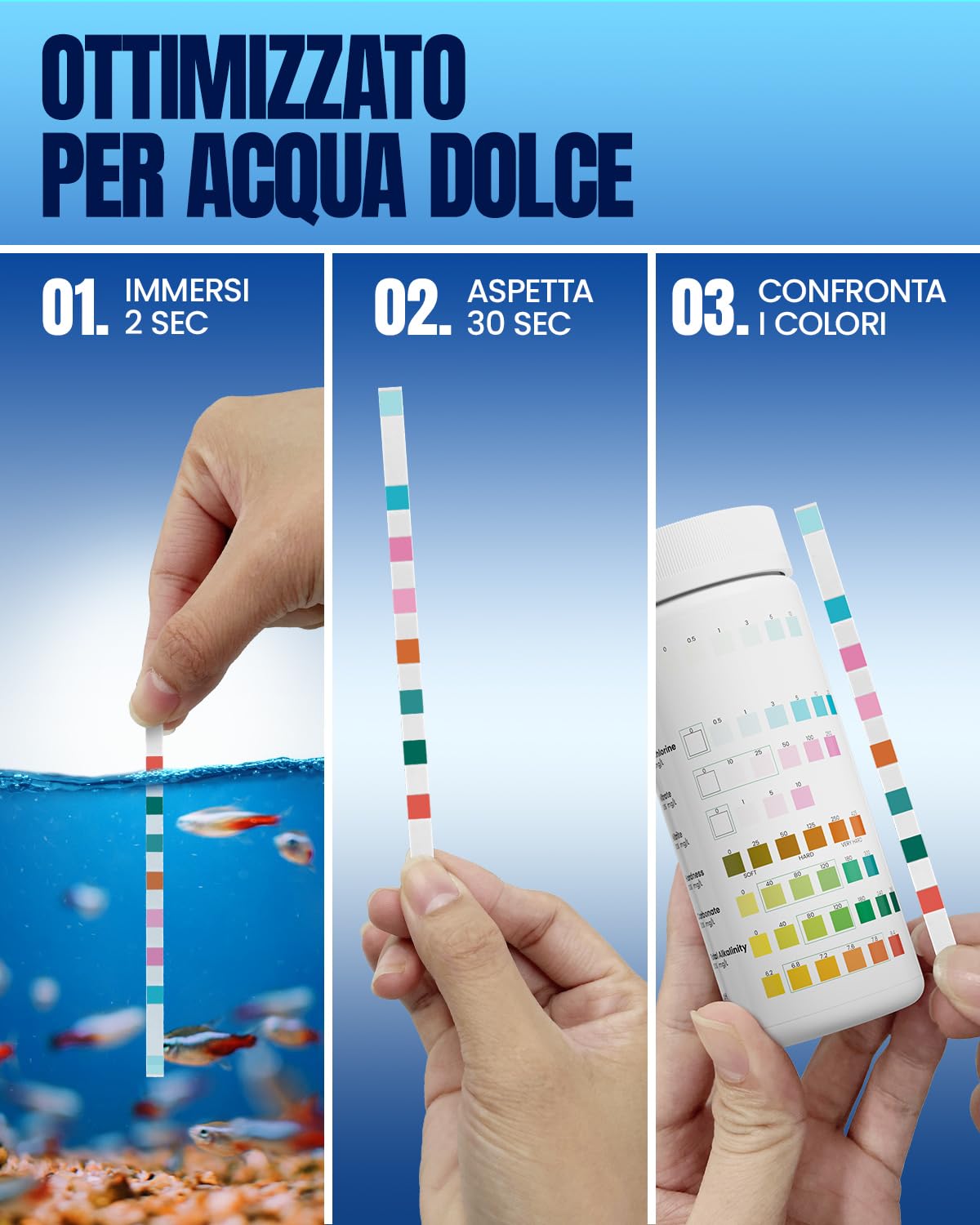 Thumbnail 4 de Wolmds Kit Test Acqua Acquario 8-in-1