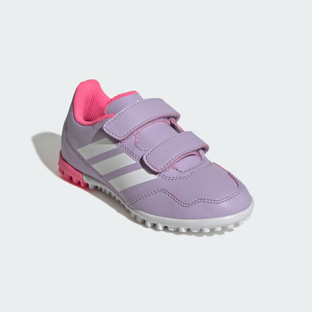 Detalle de Adidas Youngstar Rise, zapatillas de hockey hierba para niños violetas