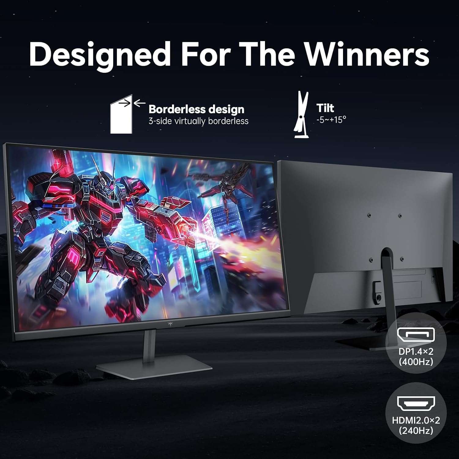 Thumbnail 4 de KTC H25X7 24,5 Zoll 400Hz Gaming Monitor