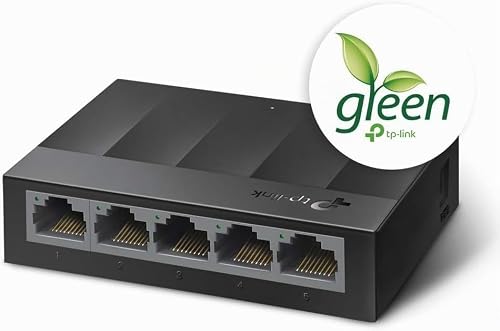 Detalle de TP-Link LS1005G: Switch Gigabit de 5 Puertos, Plug & Play, sin ventilador