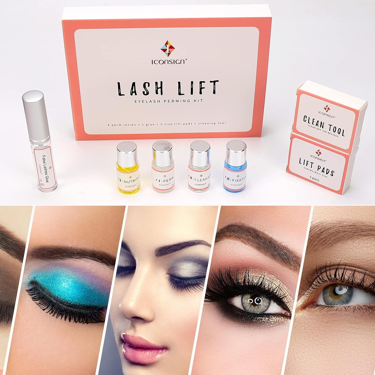 Detalle de Lash Lift Kit: Professional Eyelash Perm Kit for Salon-Quality Results at Home