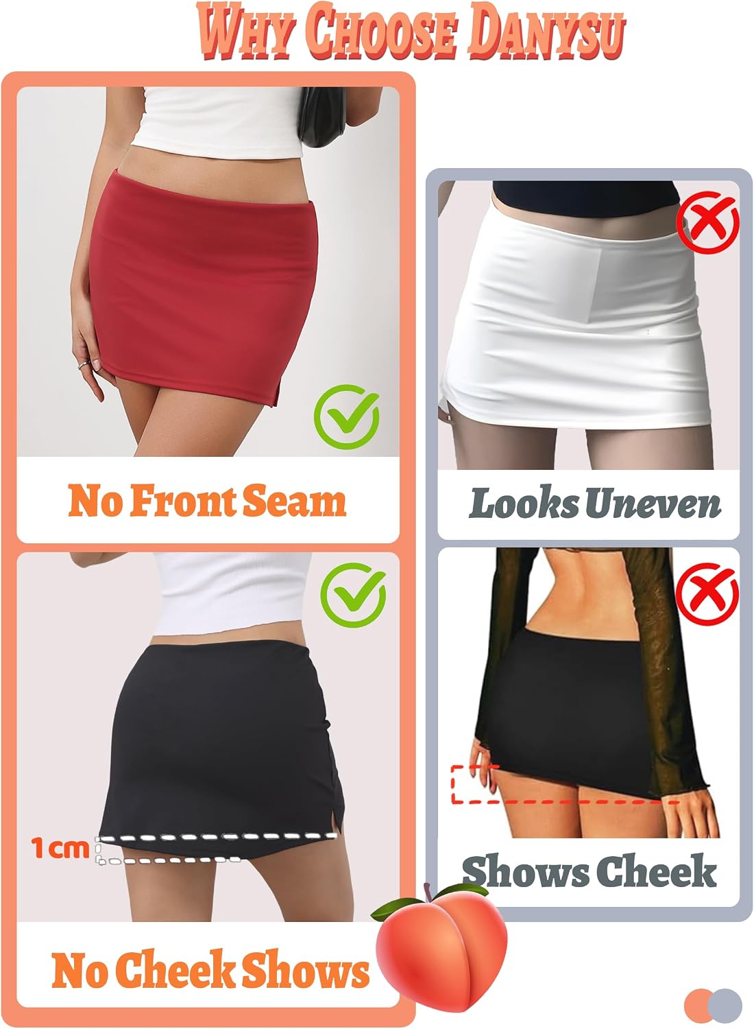 Detalle 2 de Danysu Stretchy Mini Skort 1 cm