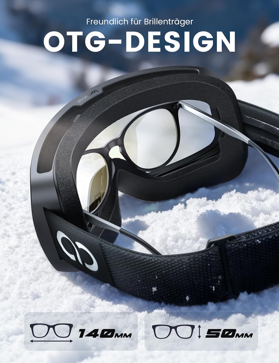 Thumbnail 5 de Lamicall Skibrille Herren OTG UV400