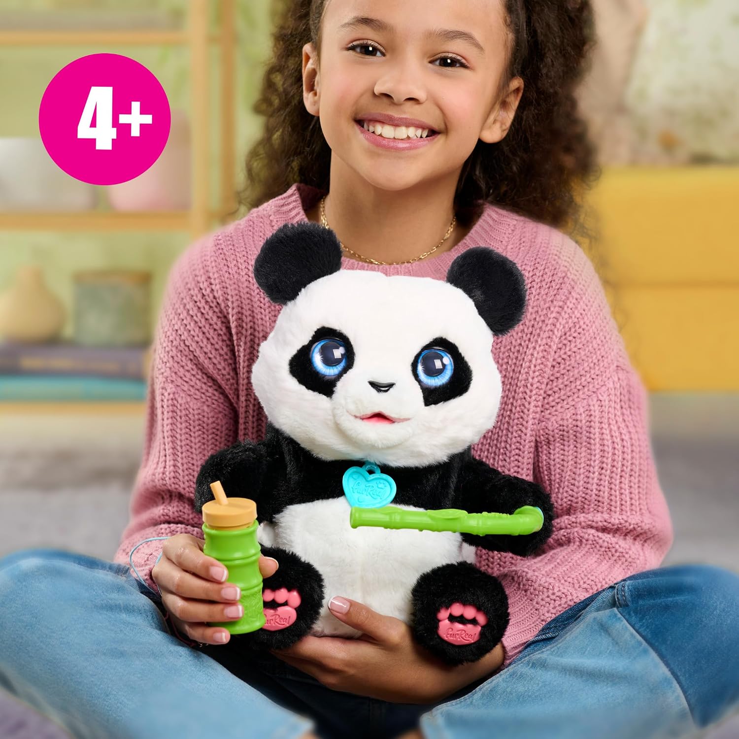 Detalle de FurReal Coco the Tumbling Panda: 10.5-Inch Interactive Toy Panda for Kids 4+