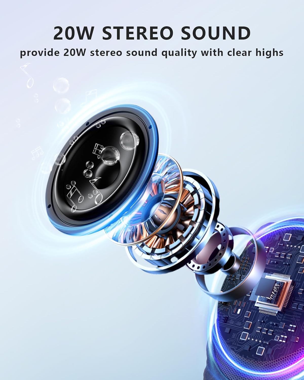 Detalle de JMJEAN Outdoor Bluetooth Rock Speakers – 2-Pack, Solar Powered, IP44 Weather-Resistant