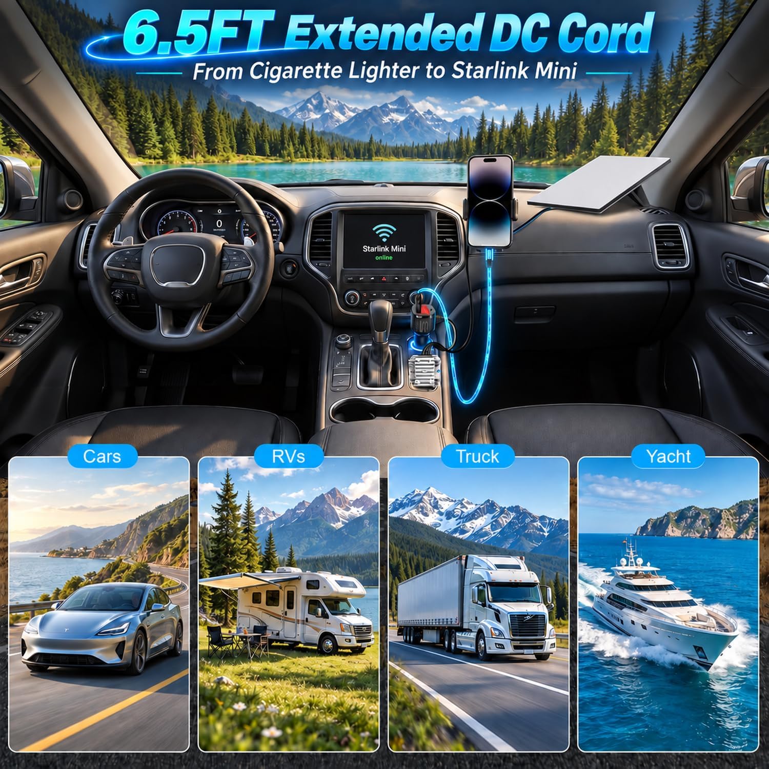 Thumbnail 6 de Starlink Mini car adapter 105W