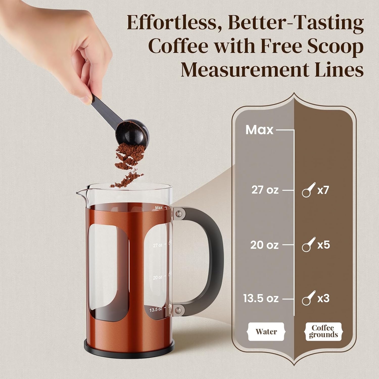 Thumbnail 6 de Veken French Press 34oz 1 L
