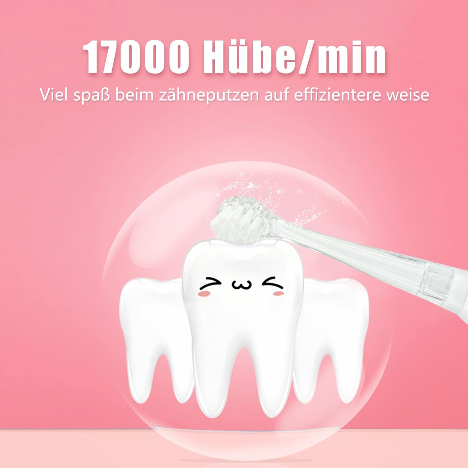 Detalle de Seago SG-513 Elektrische Zahnbürste für Kinder 0–3 Jahre – sicher, sanft und spielerisch