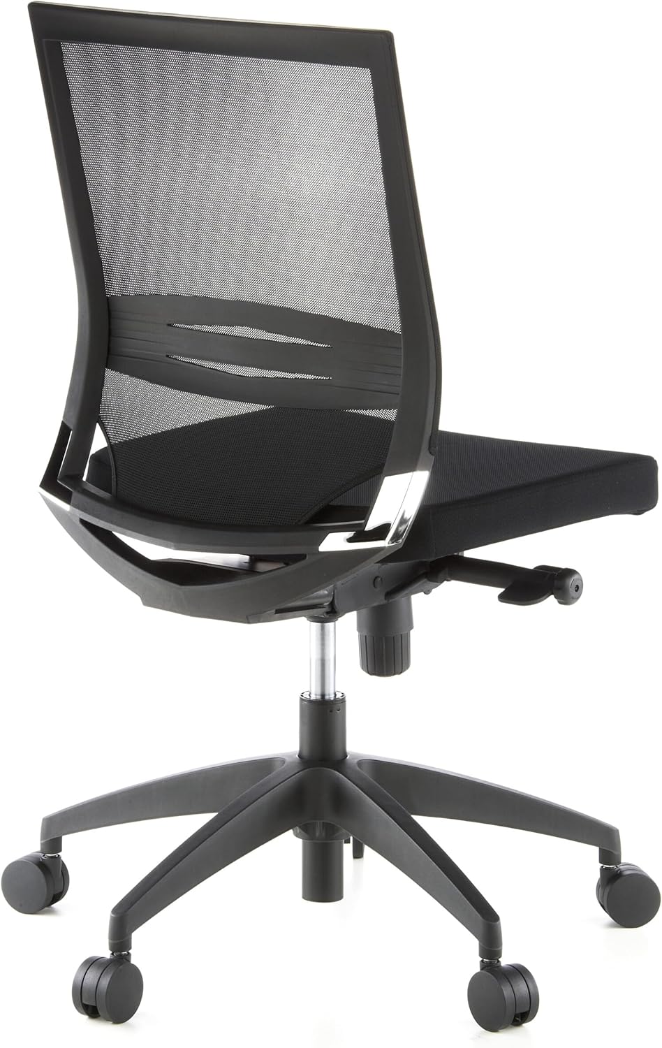 Thumbnail 6 de HJH Office 657210: Sedia da Ufficio Ergonomica, senza braccioli, tessuto nero