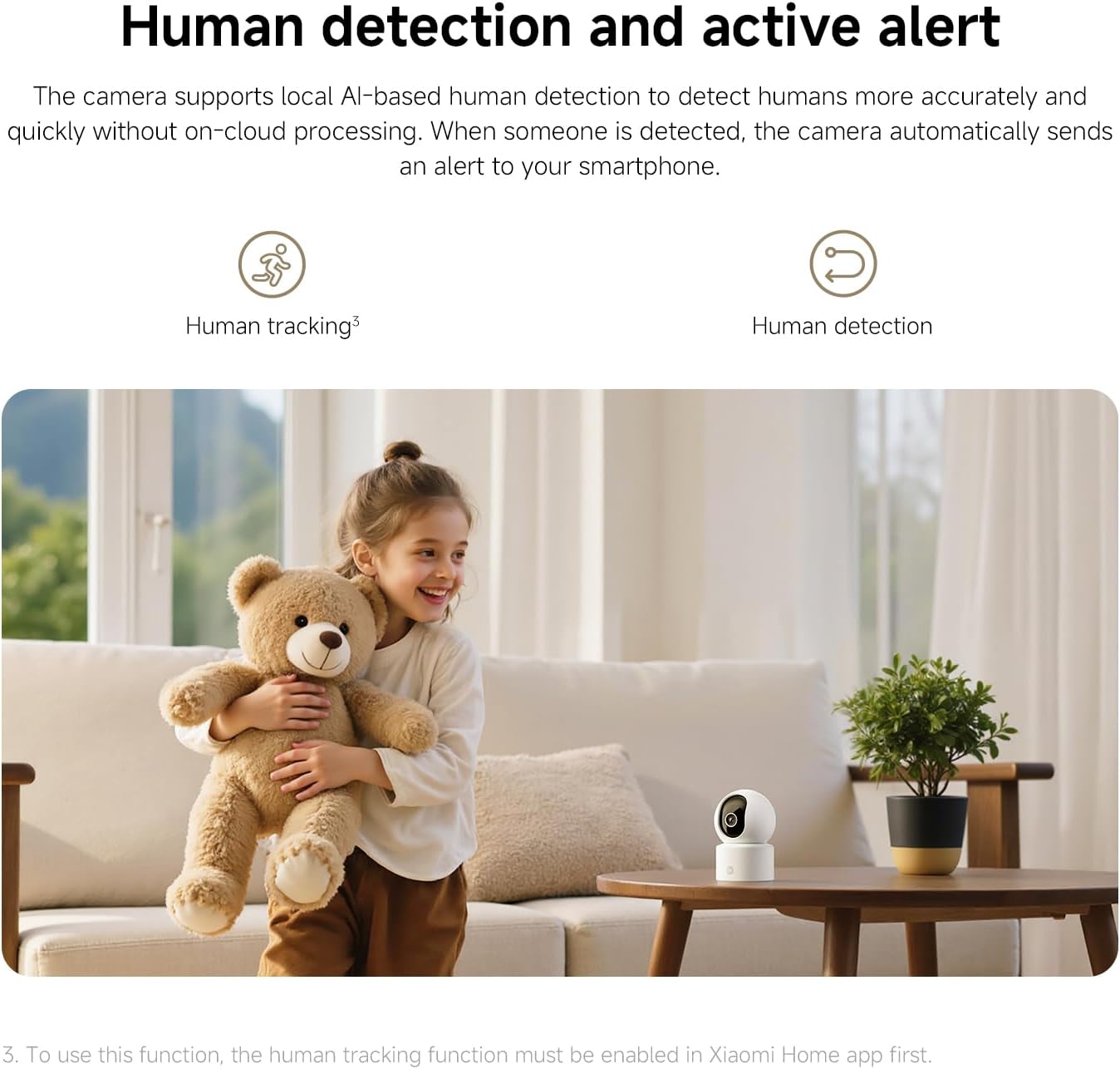 Thumbnail 4 de XIAOMI C302 Indoor Camera: 2K Pet Camera with 360° Panorama, Privacy Shield and AI Detection