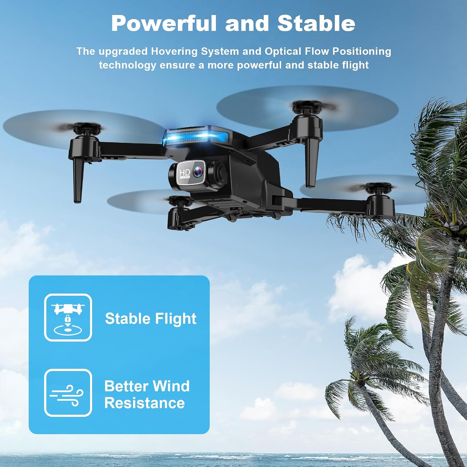 Thumbnail 2 de RELIDOL PK01 Drone with Camera and Built-In Screen Controller