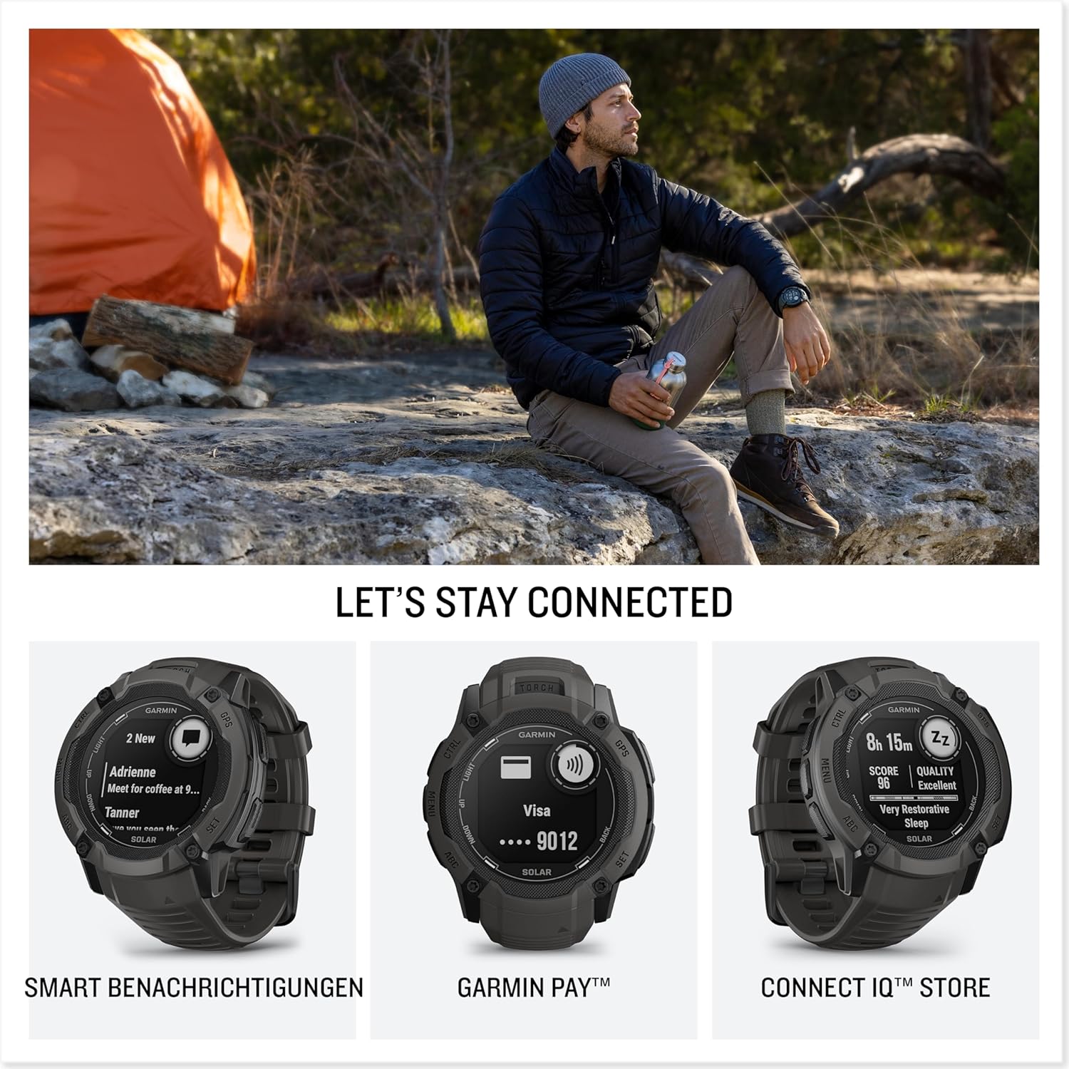 Thumbnail 3 de Garmin Instinct 2X Solar 50 mm – GPS-Smartwatch mit Solar-Laden, Multi-Satellitenempfang und Trainingszustand