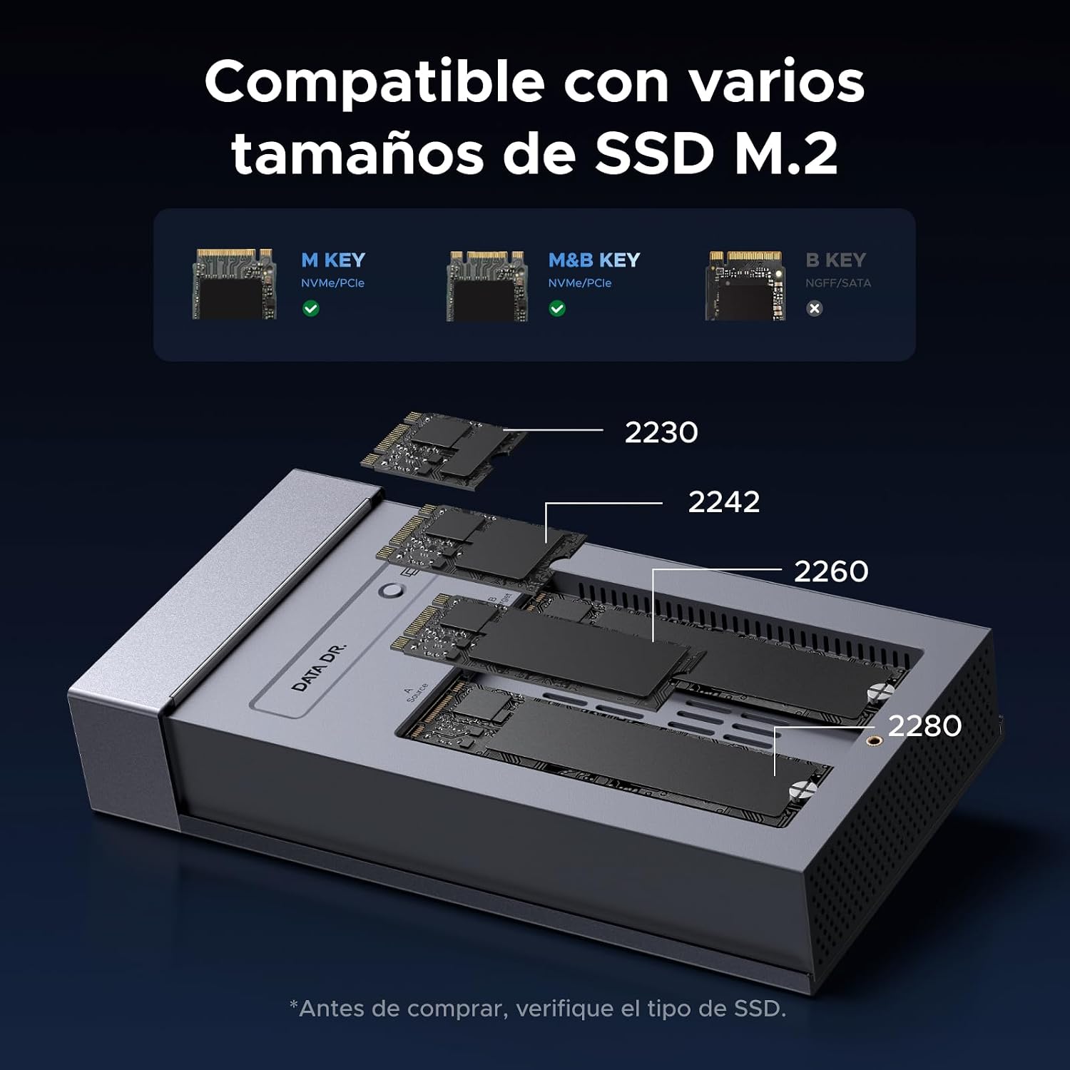 Thumbnail 4 de UGREEN Base para Disco Duro 40Gbps USB4