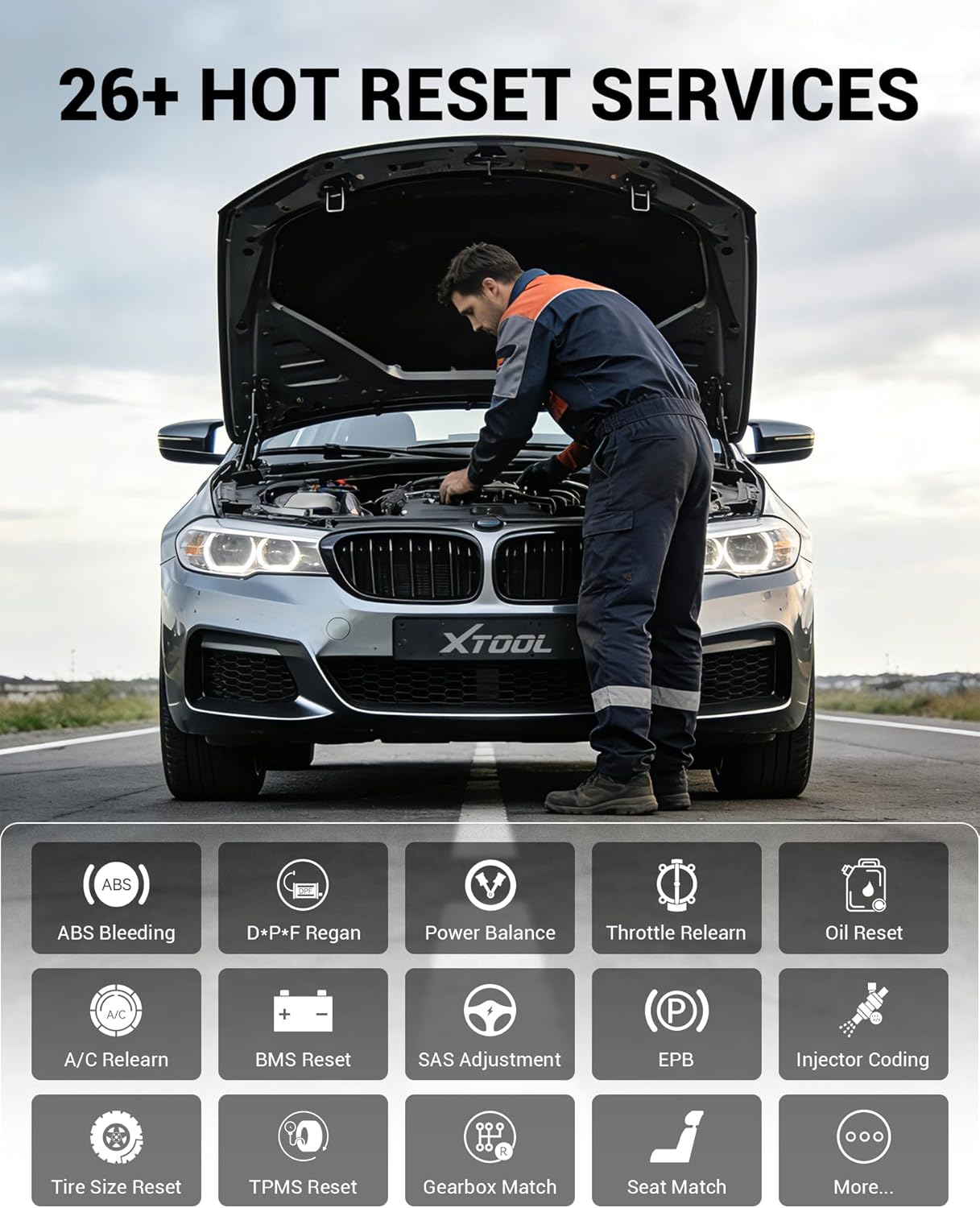 Thumbnail 2 de XTOOL Anyscan A30M OBD2 Scanner Kit: Wireless Bi-Directional Diagnostics with 26 Resets and Lifetime Updates