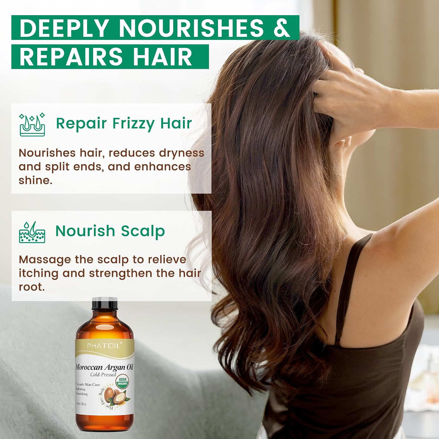 Thumbnail 5 de PHATOIL 118ml Argan Oil for Hair and Skin