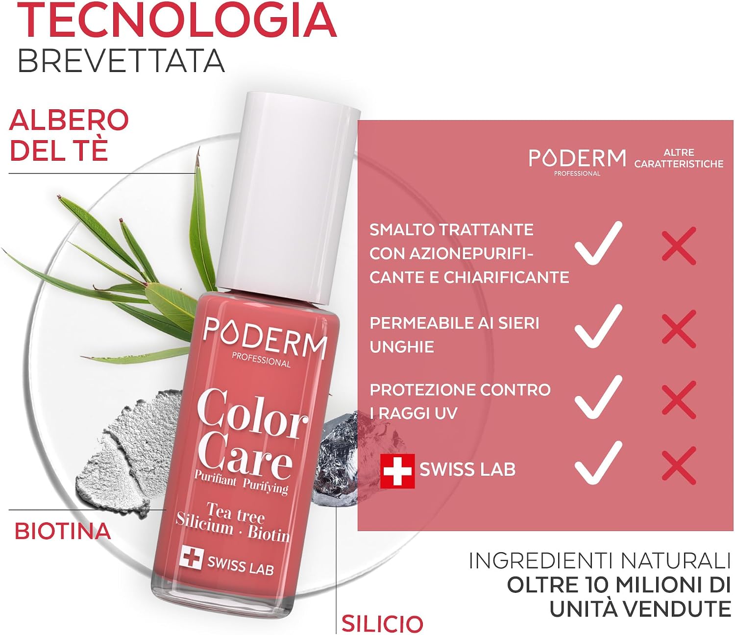 Thumbnail 3 de Smalto per unghie con tea tree Poderm