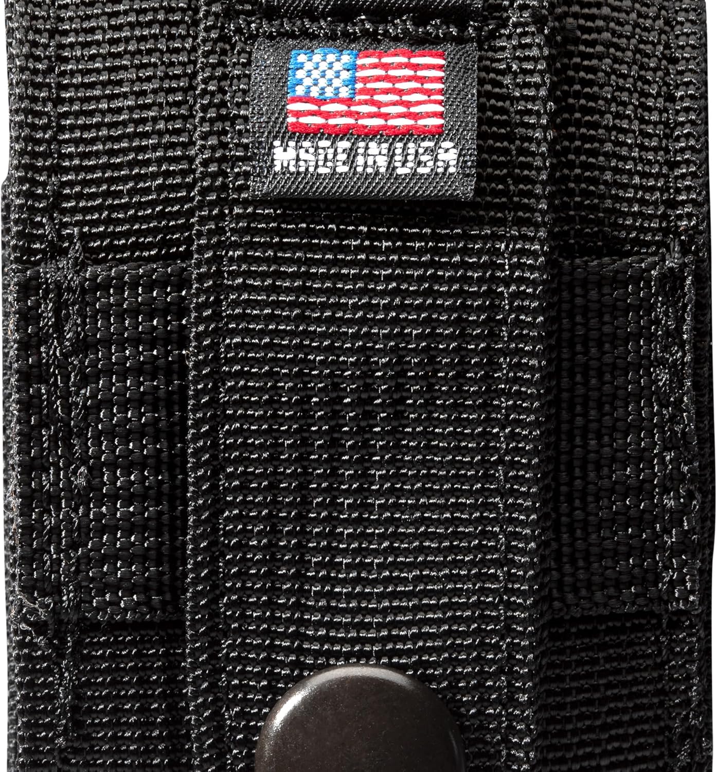 Detalle de Zippo Black Tactical Lighter Pouch – czarne nylonowe etui z zamkiem