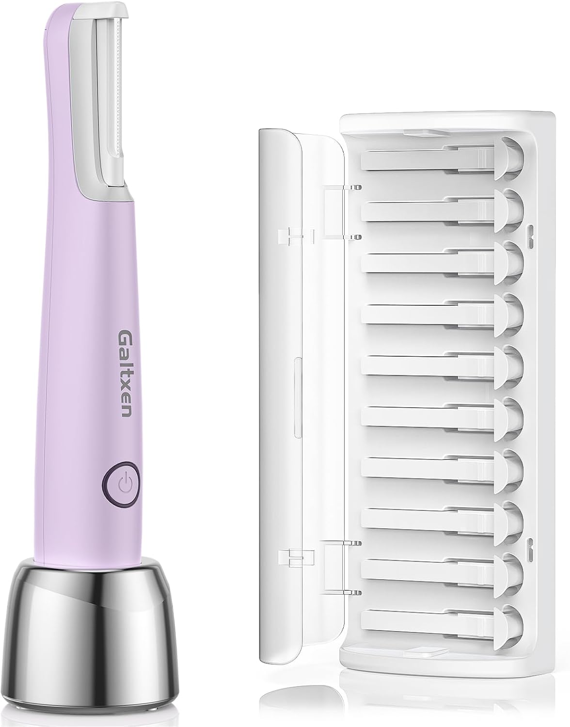 Detalle de Galtxen Sonic Dermaplaning Tool 10-Blade Purple