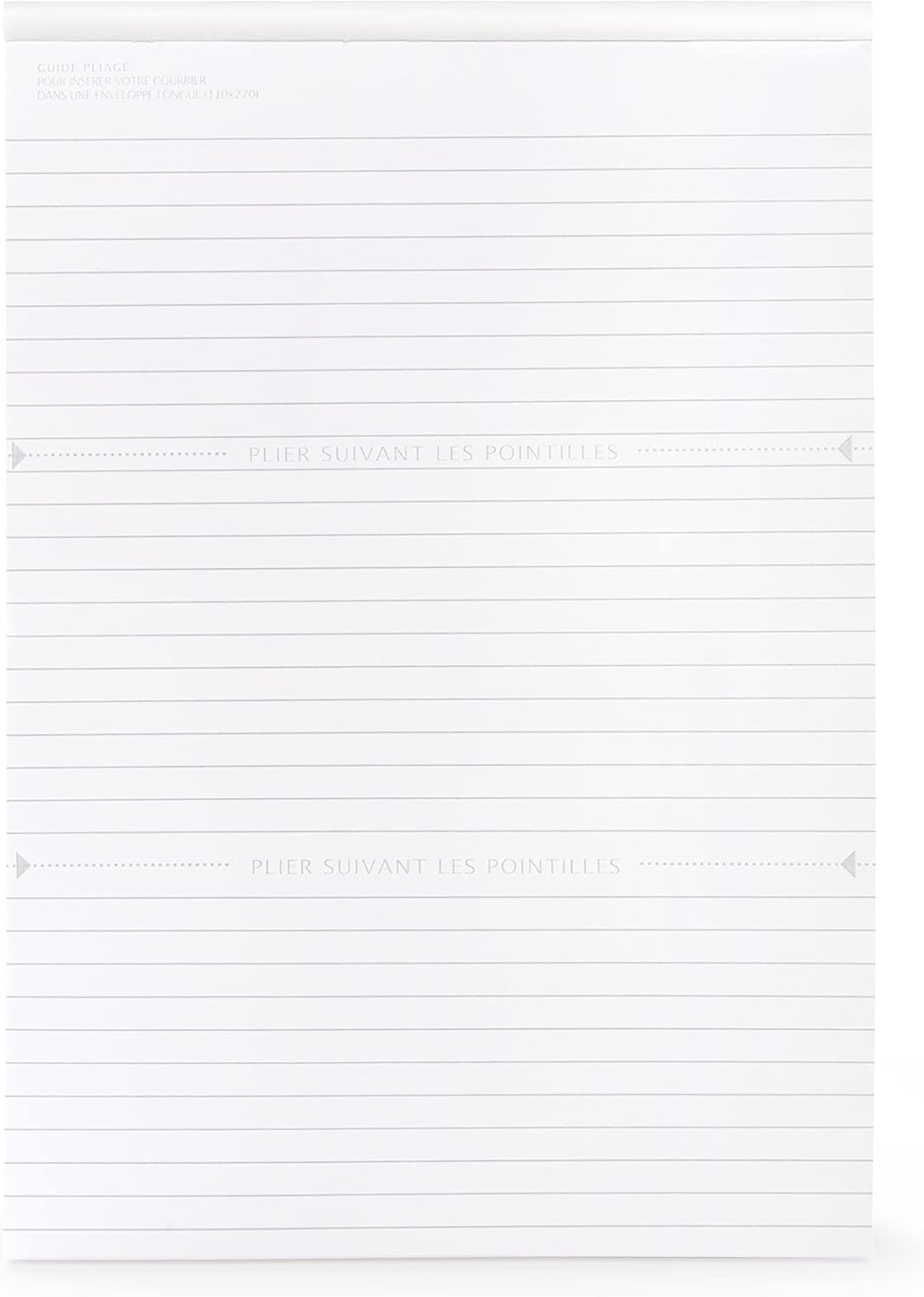 Detalle de Oxford Correspondance Toile de France - Papier à lettres A4 Blanc, 90 g/m²