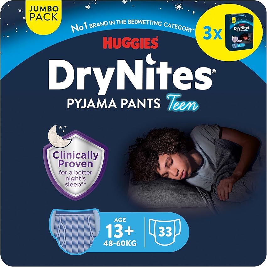 Detalle de Huggies DryNites Pañales Nocturnos para Niño 💤