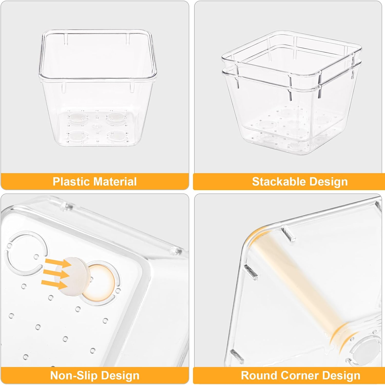 Thumbnail 4 de SMARTAKE 13-Piece Drawer Organizers set for drawers 🧺